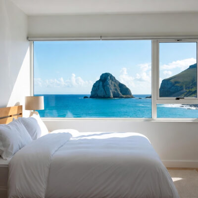 Oceanview bedroom in Seapoint