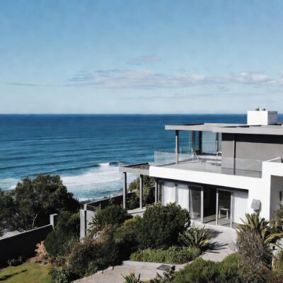 Stunning modern beachfront home