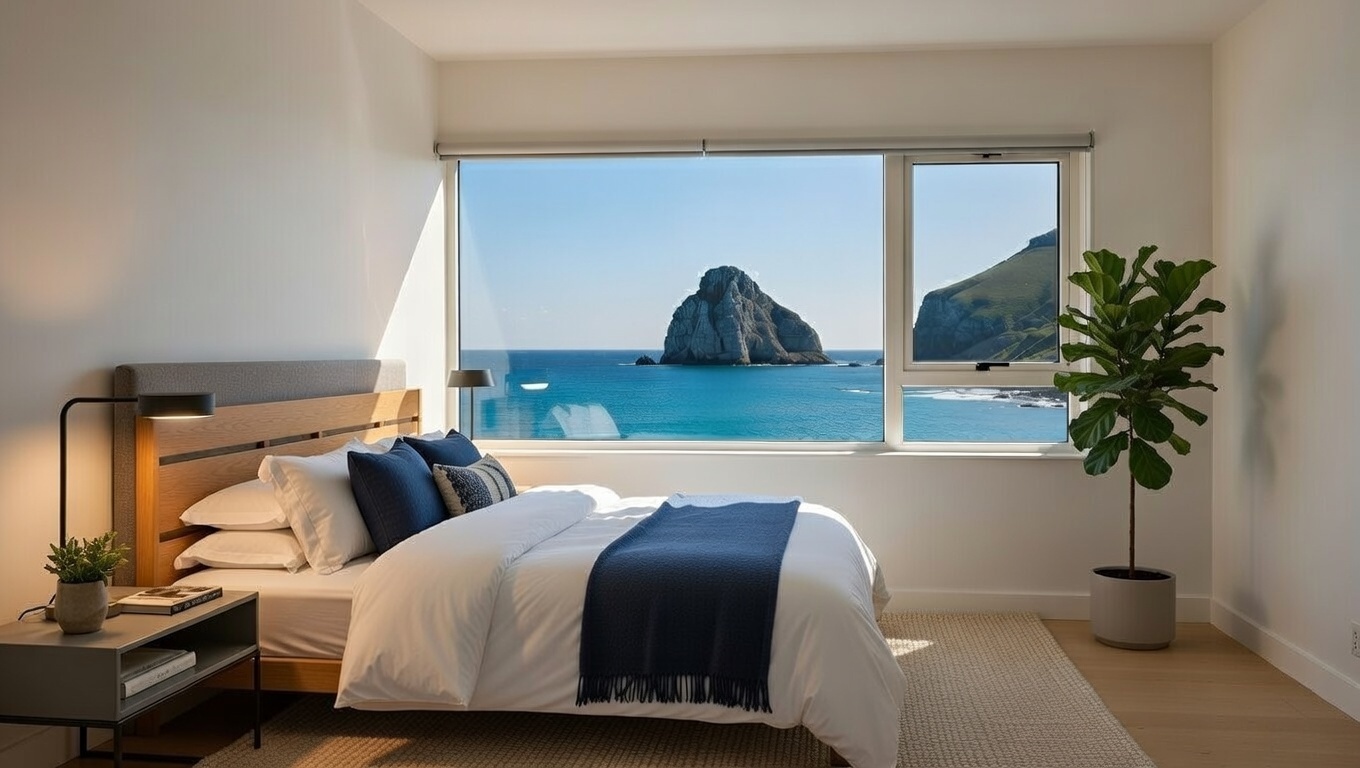 Oceanview bedroom in Seapoint